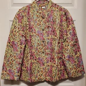 NEW Tudor Court Women's Colorful Animal Print Jacket - M